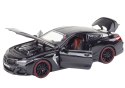 Auto Sportowe Metalowe Napęd Frykcyjny Otwierane Elementy 1:24 Czarne LEAN Toys