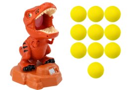 Gra Strzelanie Do Dinozaura Zręcznościowa Kulki Pistolet Zestaw LEAN Toys