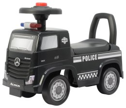 Jeździk Mercedes Actros Policja 3316A Czarny LEAN Toys