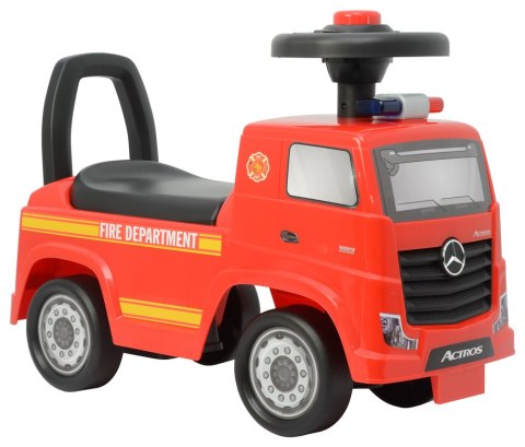 Jeździk Mercedes Actros Policja 3316A Czerwony LEAN Toys