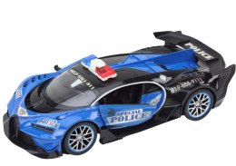 Auto Zdalnie Sterowane RC Policyjne w Skali 1:12 Niebieski LEAN Toys