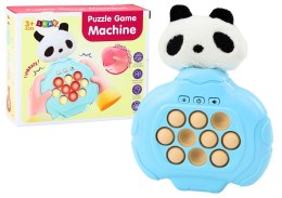 ﻿Gra Pop-It Panda Pluszowa Konsola Zręcznościowa Wibracje Sensoryczna LEAN Toys