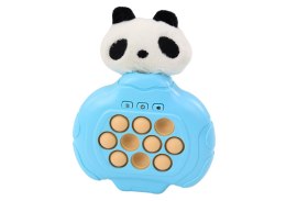 ﻿Gra Pop-It Panda Pluszowa Konsola Zręcznościowa Wibracje Sensoryczna LEAN Toys