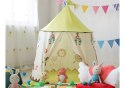 Namiot Indiański Tipi Dla Dzieci Beżowy 125 Cm LEAN Toys