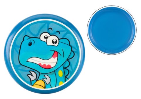 Dysk Latający Frisbee z Dinozaurem Niebieski 20 Cm LEAN TOYS