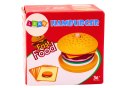 Hamburger Drewniany 8 El Karty Z Przepisami 10 Szt LEAN Toys