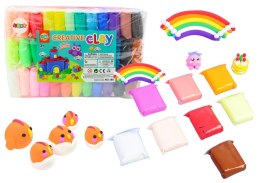 Zestaw Masa Plastyczna Plastelina Piankowa 36 Szt LEAN TOYS