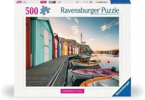 Puzzle 500 Przystań dla Łodzi w Smgen Ravensburger