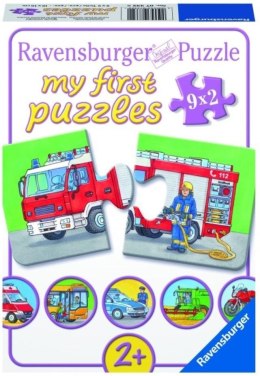 Puzzle 9x2 Pojazdy Ravensburger