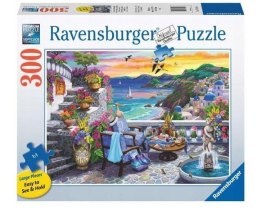 Puzzle 300 Zachód słońca nad Santorini Ravensburger