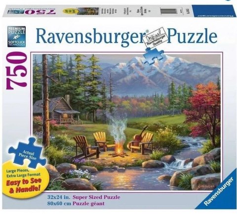 Puzzle 750 Salon nad rzeką Ravensburger