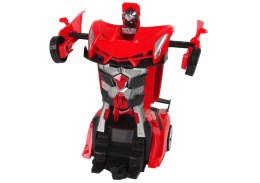 Auto Robot Transformer 2w1 Pilot R/C Zdalnie sterowane Czerwony LEAN Toys