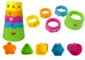 Interaktywny Stolik Edukacyjny Sorter Zjeżdżalnia Piłeczek Niebieski LEAN Toys