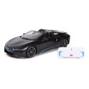 Auto R/C BMW i8 Roadster Rastar 1:12 Czarny Rastar