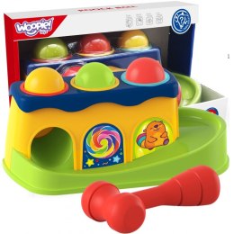 WOOPIE BABY Kolorowa Przebijanka Wbijanka z Młoteczkiem Montessori Woopie Baby