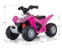 Milly Mally Pojazd na akumulator Quad HONDA ATV Pink Milly Mally