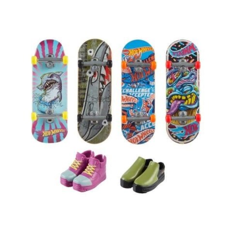 Hot Wheels Skate Deskorolka + buty 4-pak HVM15 Mattel