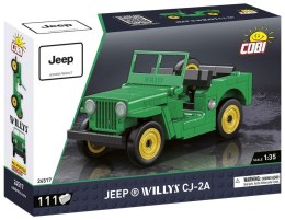 Jeep Willys CJ-2A zielony Cobi