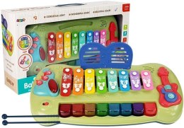 Pianinko Cymbałki Dla Niemowląt Podświetlane Klawisze Muzyka LEAN Toys