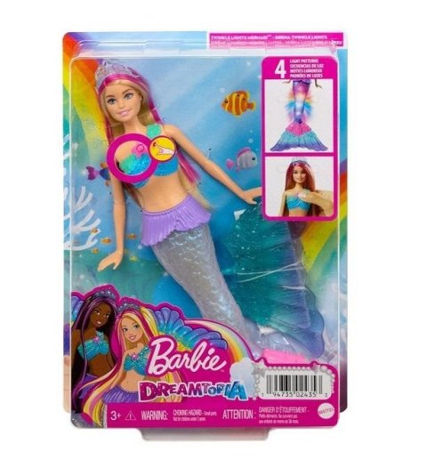 Barbie Malibu. Syrenka migoczące światełka Mattel