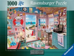 Puzzle 1000 Chatka na plaży Ravensburger