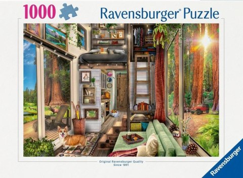 Puzzle 1000 Domek w lesie Ravensburger