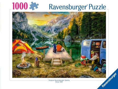 Puzzle 1000 Na kempingu Ravensburger