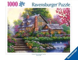 Puzzle 1000 Romantyczny domek na wsi Ravensburger