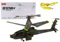 Helikopter Militarny Apache Zdalnie Sterowany RC Syma S109H Khaki LEAN Toys