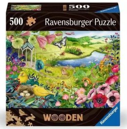 Puzzle drewniane 500 Dziki ogród Ravensburger