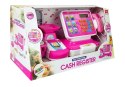 Kasa Fiskalna Waga Skaner Lista Zakupów Market Różowa LEAN Toys