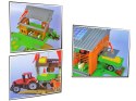 Zestaw Edukacyjny Farma Silos Stodoła Traktor LEAN Toys