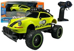 Auto Zdalnie Sterowane R/C Beetle Zielone 6.5 km/h 2.4G LEAN Toys