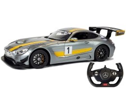 Auto R/C Mercedes AMG GT3 Rastar 1:14 Szare na pilota Rastar