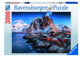 Puzzle 3000 Hamnoy, Lofoty Ravensburger