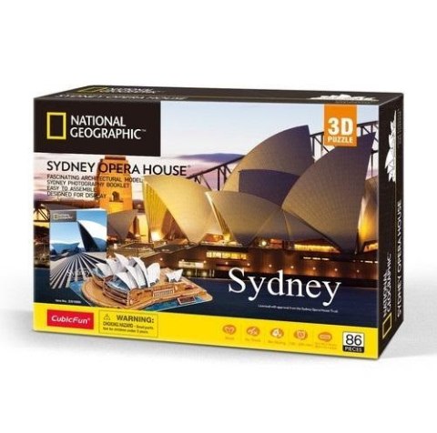 Puzzle 3d National Geographic Sydney Cubic Fun