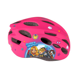 KASK ROWEROWY IN-MOLD AVENGERS - GIRLS pink