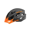 Kask rowerowy Straight MATT, out-mold, czarno-pomarańczowy, roz: L (58-61cm)