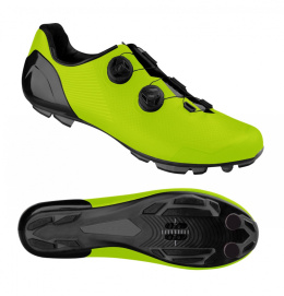 Buty rowerowe force mtb warrior CARBON, fluo