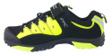 Buty rowerowe MTB force turystyczne czarno-fluo