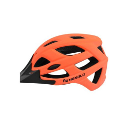 Kask rowerowy CITY MATT,in-mold, siatka, pomarańczowo-czarny, roz:L (58-61cm)