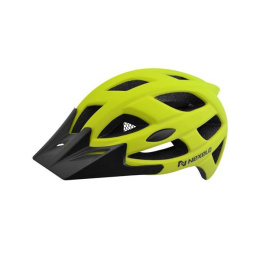 Kask rowerowy CITY MATT,tech: in-mold,siatka, zielono-czarny,roz: M (55-58cm)