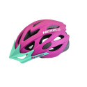 Kask rowerowy Straight MATT, out-mold, fioletowo-turkusowy, roz: M (55-58cm)