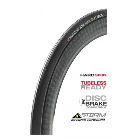 Opona 700 x 25 [25-622] FUSION 5 -zw- Tubeless R. HS + ElevenST 127TPI HUTCHINSON