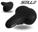 Siodło SELLE City VELVET czarne+ tył Welur 250x210