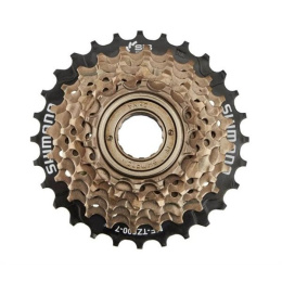 Wolnobieg 7-rzędowy Shimano MF-TZ500-7, indeksowany, 14-28T, stalowy, brązowy