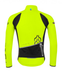 Kurtka rowerowa lekki softshell force x80, fluo rozm XS