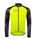 Kurtka rowerowa wiatroszczelna Force windpro, fluo-czarna rozm. M