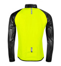 Kurtka rowerowa wiatroszczelna Force windpro, fluo-czarna rozm. M