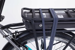 Rower elektryczny - akumulator na bagażniku
